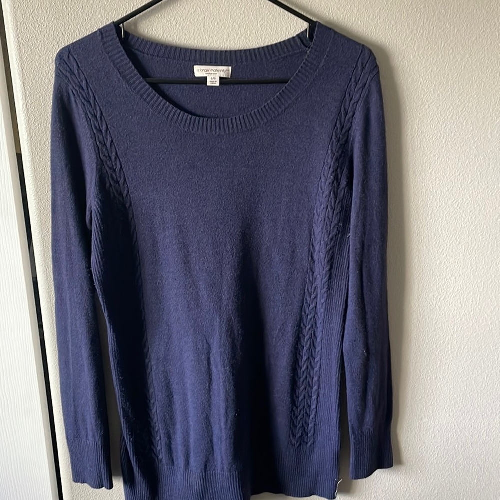 Navy blue women’s sweater